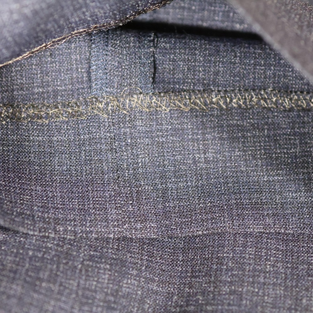 Zanella Curtis Pants Mens 32x30 Blue Dress Slim Straight Tweed Wool Blend Italy - Picture 12 of 14